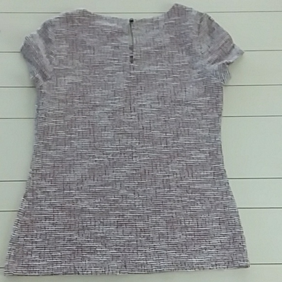 Banana Republic small red white navy metallic top - Picture 5 of 5